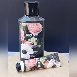 BBW ROSE HAND CREAM AND BODY LOTION